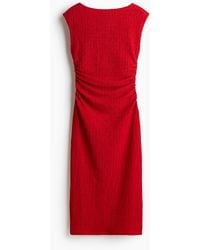 H&M - Robe Moulante À Effet Drapé - Lyst