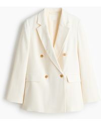 H&M - Double-breasted Blazer - Lyst