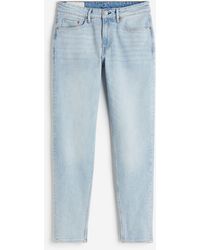 H&M - Regular Tapered Jeans - Lyst