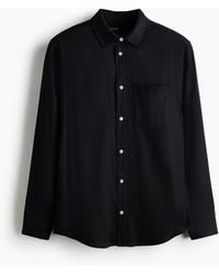 H&M - Easy Care Hemd aus Leinenmix in Regular Fit - Lyst