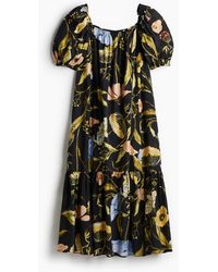 H&M - Maxikleid mit Karree-Ausschnitt - Lyst