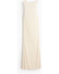 H&M - Ajourgebreide Strandjurk - Lyst