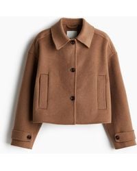 H&M - Handgefertigte Jacke aus Wollmix - Lyst