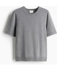 H&M - Feinstrickshirt - Lyst
