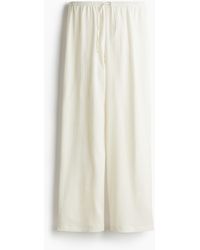 H&M - Broek Met Drawstring - Lyst