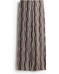 H&M - Pull-on Broek Met Structuurdessin - Lyst
