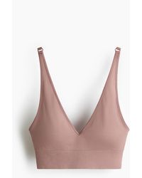 H&M - Seamless Padded Soft-bh - Lyst