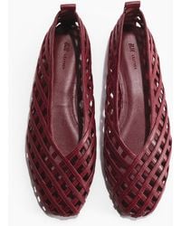 H&M - Lederballerinas in Flechtoptik - Lyst