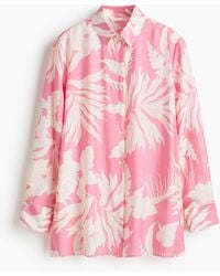 H&M - Chemise oversize à motif - Lyst