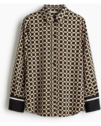 H&M - Gemusterte Bluse - Lyst