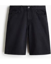 H&M - Denim Short - Lyst