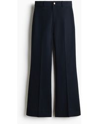 H&M - Flared Broek Van Canvas - Lyst