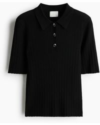 H&M - Ajourgebreide Top - Lyst