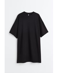 H&M - Oversized T-Shirt-Kleid - Lyst