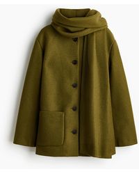 H&M - Mantel mit Schaldetail - Lyst