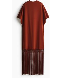 H&M - Kleid mit Fransen - Lyst