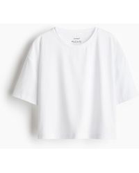 H&M - Top De Sport Boxy Drymove - Lyst