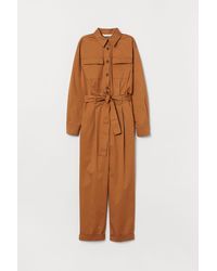 H&M Cargo Jumpsuit - Orange