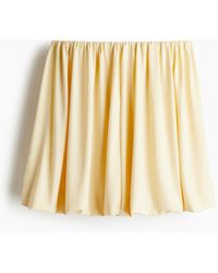 H&M - Bubble-hem Minirok - Lyst