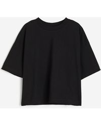 H&M - Kastiges Baumwoll-T-Shirt - Lyst