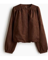 H&M - Oversized Jacke aus Twill - Lyst