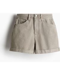 H&M - Mom Ultra High Denim Short - Lyst