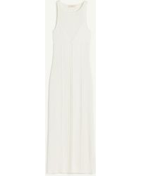 H&M - Rückenfreies Kleid aus Rippstrick - Lyst