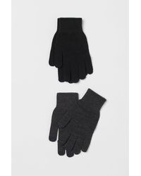 H&M 3-teiliges Outdoor-Set in Schwarz für Herren Herren Accessoires Handschuhe 