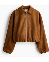 H&M - Veste Avec Col - Lyst