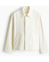 H&M - Jacke aus Leinenmix in Regular Fit - Lyst
