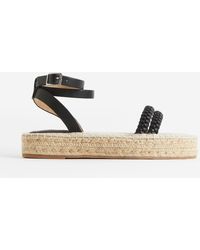 H&M - Espadrilles Met Gevlochten Details - Lyst