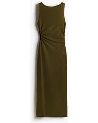 H&M - Glitterende Jurk Met Cutout - Lyst
