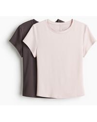 H&M - 2er-Pack Sportshirts mit DryMove - Lyst