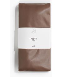 H&M - Legging Met Coating - Lyst