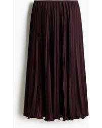 H&M - Geplisseerde Maxirok - Lyst