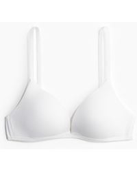 H&M - Soutien-Gorge Paddé Sans Armatures En Microfibre - Lyst