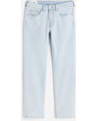 H&M - Straight Regular Jeans - Lyst
