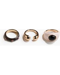 H&M - 3er-Pack Ringe - Lyst