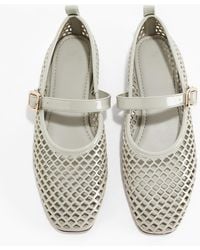 H&M - Ballerines ajourées façon Mary Jane - Lyst