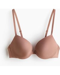 H&M - Seamless Push-up Bh Van Microvezel Met Lycra - Lyst