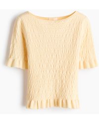 H&M - Structuurgebreide Top - Lyst