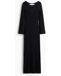 H&M - Rückenfreies Kleid in Pointellestrick - Lyst