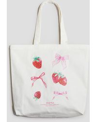 H&M - Tote Bag En Toile Imprimée - Lyst