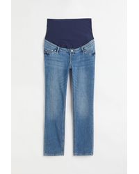 H&M - MAMA Slim Straight High Ankle Jeans - Lyst