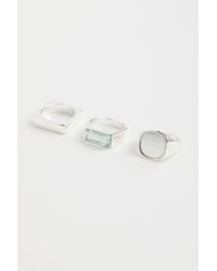 H&M 3-pack Rings - Metallic