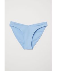 H&M Bikinihose im V-Schnitt - Blau