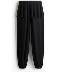H&M - Pantalon En Mesh Avec Jupe Superposée - Lyst