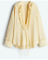 H&M - Tunika mit Volants - Lyst