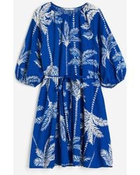 H&M - Robe chemise en lin mélangé - Lyst