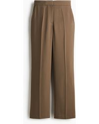 H&M - Hose mit geradem Bein und Bügelfalten - Lyst